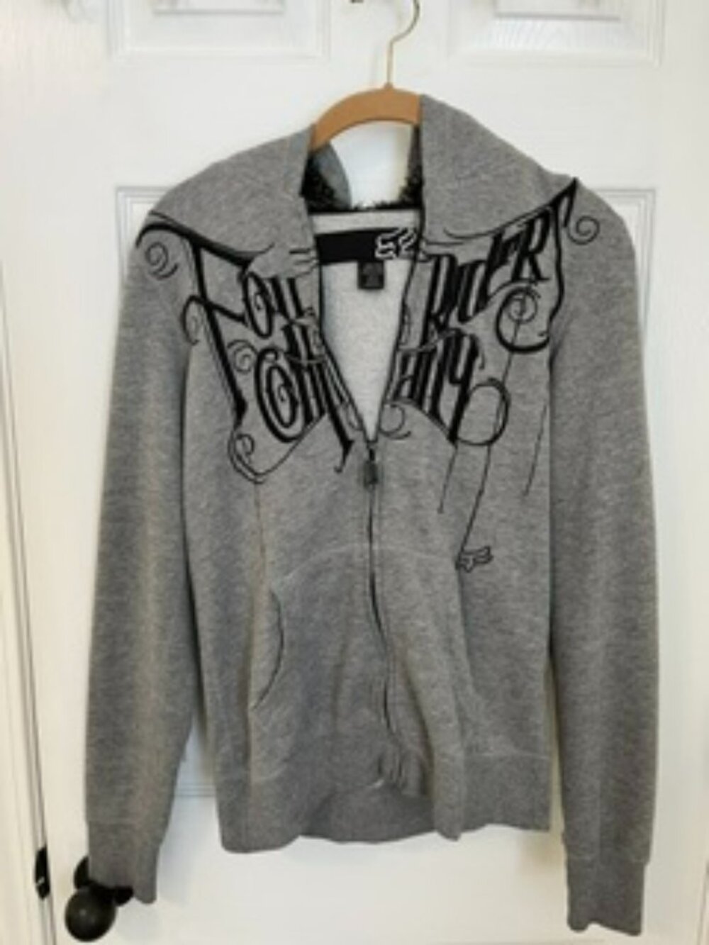 FOX Racing Fleece-Lined Zip-Up Hoodie | Small